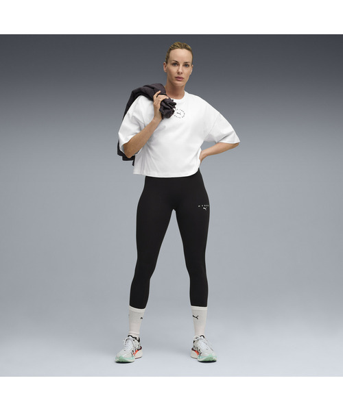 PUMA（プーマ）の「PUMA プーマ ウィメンズ トレーニング PUMA x HYROX PWRシェープ 7/8 タイツ（レギンス/スパッツ・レディース・ブラック・SMALL/LARGE/MEDIUM）」の3枚目の写真