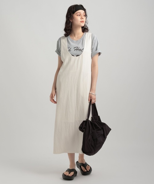 GEORGE'S(ジョージズ)の「Uネックワンピース(ワンピース・レディース・オフホワイト/ブラウン/ネイビー・SMALL/MEDIUM)」の11枚目の写真
