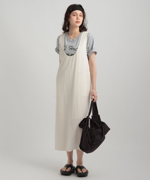 GEORGE'S(ジョージズ)の「Uネックワンピース(ワンピース・レディース・オフホワイト/ブラウン/ネイビー・SMALL/MEDIUM)」の12枚目の写真
