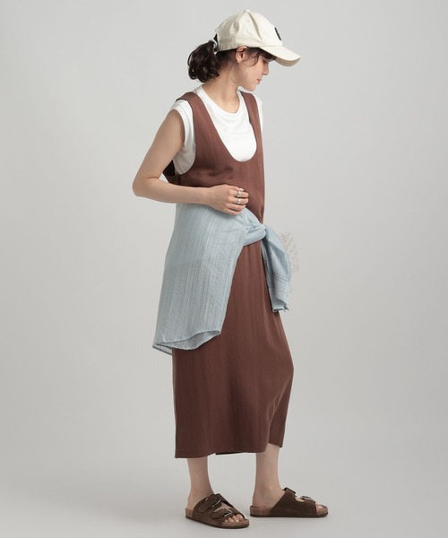 GEORGE'S(ジョージズ)の「Uネックワンピース(ワンピース・レディース・オフホワイト/ブラウン/ネイビー・SMALL/MEDIUM)」の18枚目の写真