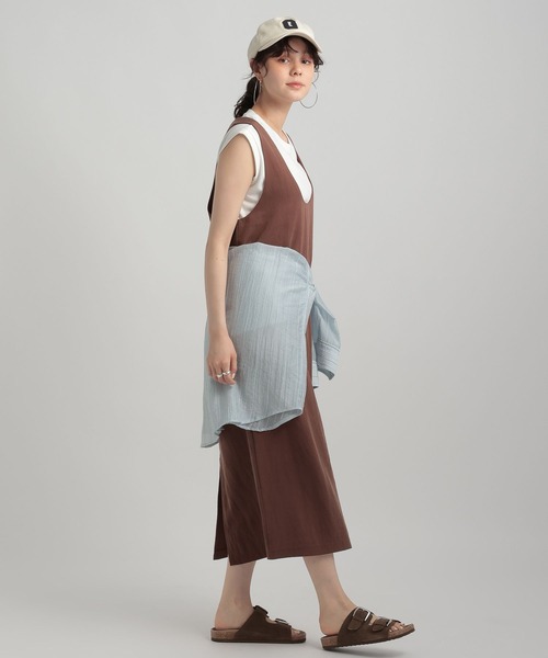 GEORGE'S(ジョージズ)の「Uネックワンピース(ワンピース・レディース・オフホワイト/ブラウン/ネイビー・SMALL/MEDIUM)」の19枚目の写真