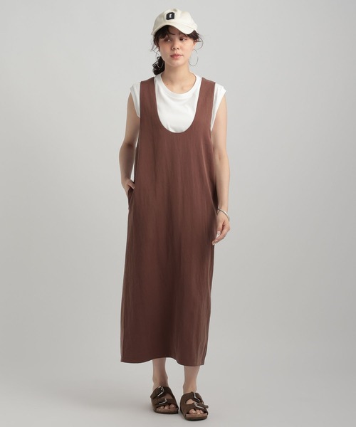 GEORGE'S(ジョージズ)の「Uネックワンピース(ワンピース・レディース・オフホワイト/ブラウン/ネイビー・SMALL/MEDIUM)」の20枚目の写真