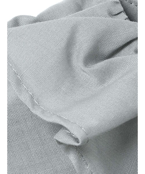 mizuiroind(ミズイロインド)の「mizuiro ind フリルカラープルオーバーシャツ(シャツ/ブラウス・レディース・ライトグレー/ブラック/オフホワイト・FREE)」の6枚目の写真