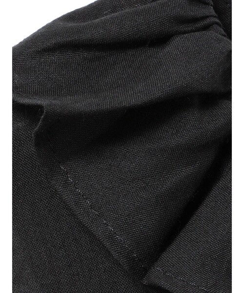 mizuiroind(ミズイロインド)の「mizuiro ind フリルカラープルオーバーシャツ(シャツ/ブラウス・レディース・ライトグレー/ブラック/オフホワイト・FREE)」の7枚目の写真