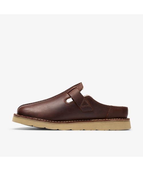 Clarks(クラークス)の「Solsbury Mule / ソルスブリーミュール(ブラウンラインドレザー)(サンダル・メンズ・ブラウン・UK6/UK6.5/UK7/UK7.5/UK8/UK8.5/UK9/UK9.5/UK10)」の2枚目の写真