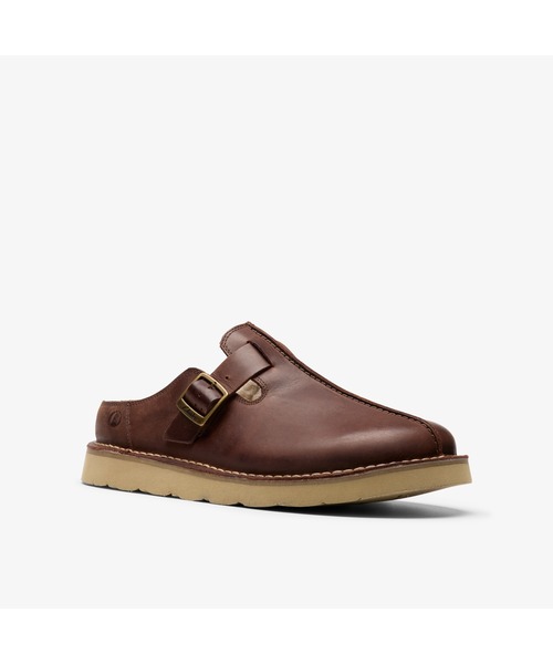 Clarks(クラークス)の「Solsbury Mule / ソルスブリーミュール(ブラウンラインドレザー)(サンダル・メンズ・ブラウン・UK6/UK6.5/UK7/UK7.5/UK8/UK8.5/UK9/UK9.5/UK10)」の4枚目の写真