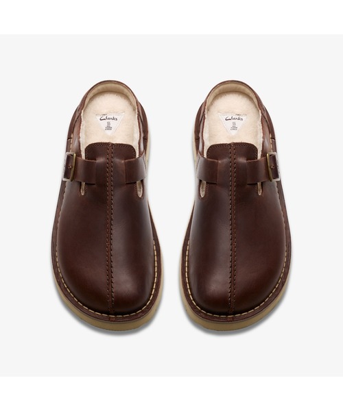 Clarks(クラークス)の「Solsbury Mule / ソルスブリーミュール(ブラウンラインドレザー)(サンダル・メンズ・ブラウン・UK6/UK6.5/UK7/UK7.5/UK8/UK8.5/UK9/UK9.5/UK10)」の5枚目の写真