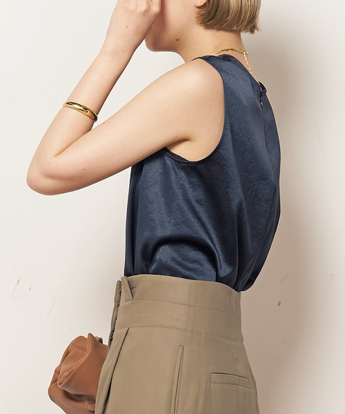 ミニマルサテンブラウス（シャツ/ブラウス）｜EVERYDAY I LIKE