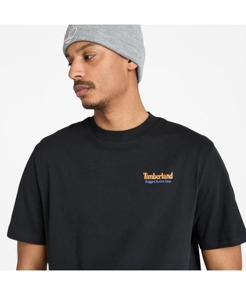 Timberland（ティンバーランド）の「半袖 バック グラフィック Tシャツ メンズ（Tシャツ/カットソー・メンズ・ブラック系その他・SMALL/X-LARGE/XX-LARGE/LARGE/MEDIUM）」の3枚目の写真