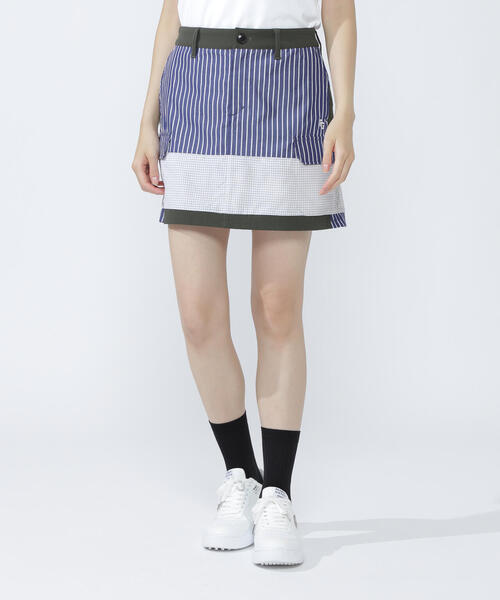 PEARLY GATES(パーリーゲイツ)の「【PEARLY GATES】アウトフィッター2WAYスカート(スカート・レディース・ベージュ/カーキ・MEDIUM/LARGE/SMALL)」の4枚目の写真