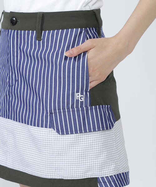 PEARLY GATES(パーリーゲイツ)の「【PEARLY GATES】アウトフィッター2WAYスカート(スカート・レディース・ベージュ/カーキ・MEDIUM/LARGE/SMALL)」の7枚目の写真