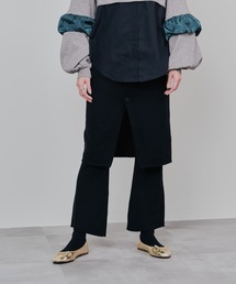 DOLLUPOOPS | スカートレイヤードニットパンツ(その他パンツ)