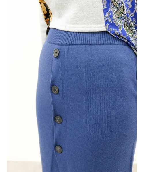 DOLLUPOOPS（ドールアップウップス）の「スカートレイヤードニットパンツ（その他パンツ・レディース・ボルドー/ブラック/ブルー・38）」の19枚目の写真