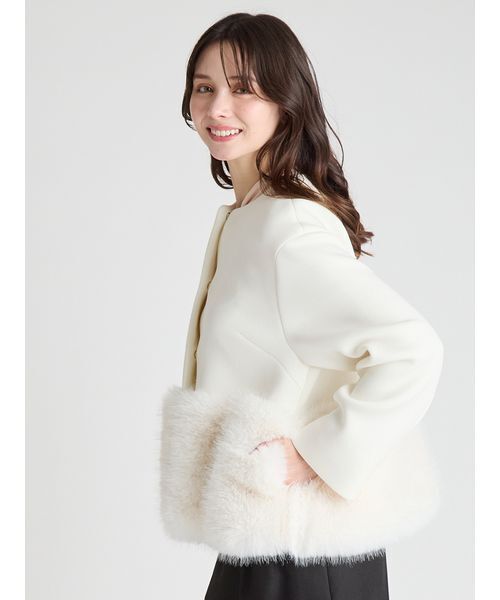 ♡美品♡ CELFORD　裾ファーブルゾン 裾ファーブルゾン（ブルゾン）｜CELFORD（セルフォード）の