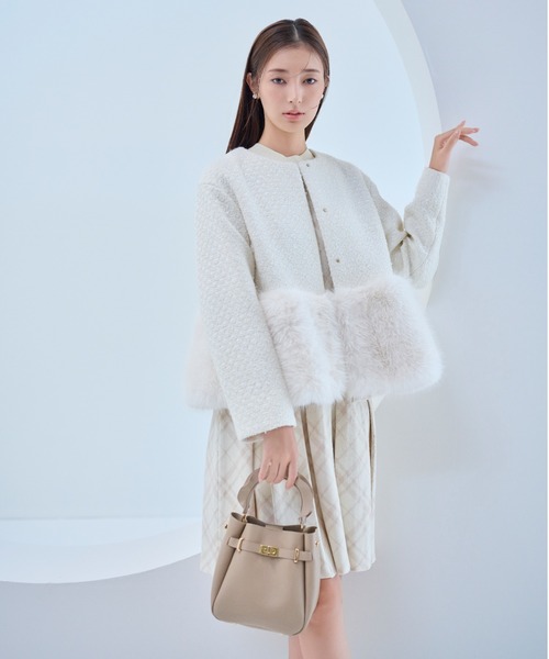 24AW✨CELFORDセルフォード 裾ファーブルゾン 36 近年モデル 24AW✨CELFORDセルフォード 裾ファーブルゾン 36 近年モデル