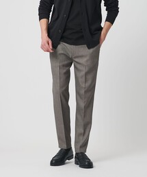 【WEB限定 WARDROBE SMART】LANATEC シャンブレー ノープリーツ パンツ
