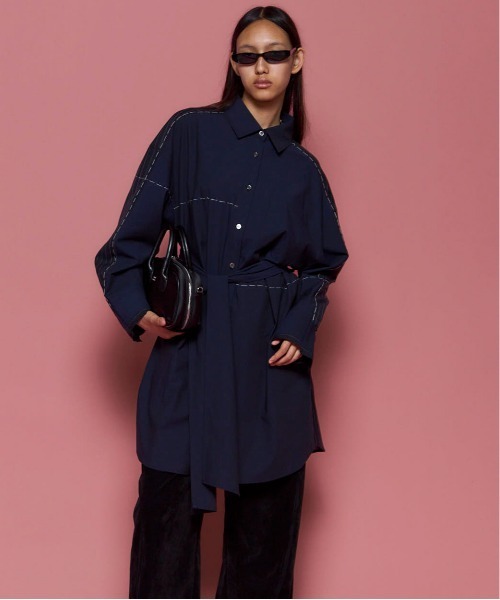Hand Stitch Shirt Dress/ハンドステッチシャツワンピ（シャツ