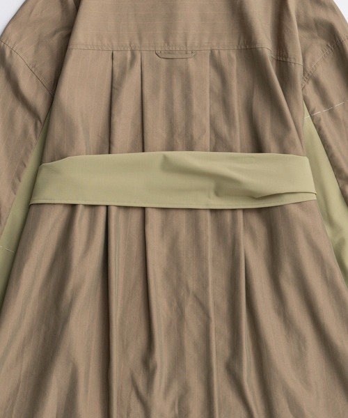 MAISON SPECIAL(メゾンスペシャル)の「Hand Stitch Shirt Dress/ハンドステッチシャツワンピ(シャツワンピース・レディース・グレー/ネイビー/カーキ・FREE)」の17枚目の写真