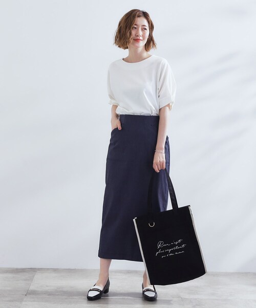 grove（グローブ）の「【A4・多機能】パイピングロゴキャンバストート（トートバッグ・レディース・ブラック/グレー系4/グレー/ブラック系4/パープル系1/ベージュ系その他7・00）」の10枚目の写真