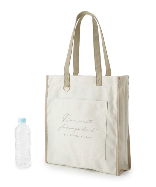 grove（グローブ）の「【A4・多機能】パイピングロゴキャンバストート（トートバッグ・レディース・ブラック/グレー系4/グレー/ブラック系4/パープル系1/ベージュ系その他7・00）」の19枚目の写真