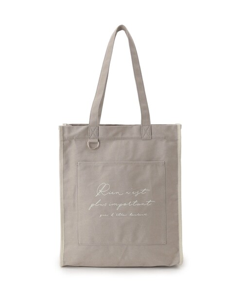 grove（グローブ）の「【A4・多機能】パイピングロゴキャンバストート（トートバッグ・レディース・ブラック/グレー系4/グレー/ブラック系4/パープル系1/ベージュ系その他7・00）」の20枚目の写真