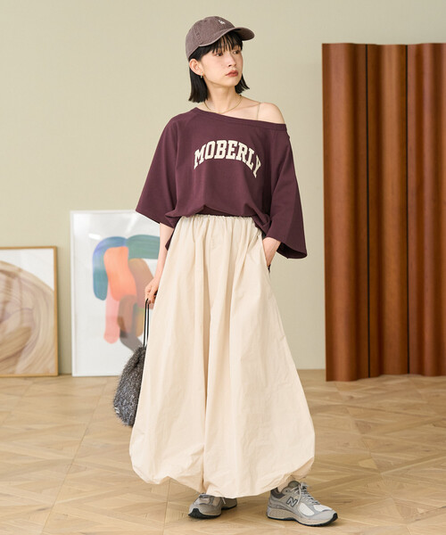 セール】＜形状記憶素材＞ボリューム バルーンスカート（スカート