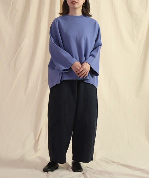 Brocante（ブロカント）の「[Brocante / ブロカント] 40/ポンチ ココンプルオーバー（Tシャツ/カットソー・レディース・ブルーパープル・2）」の5枚目の写真