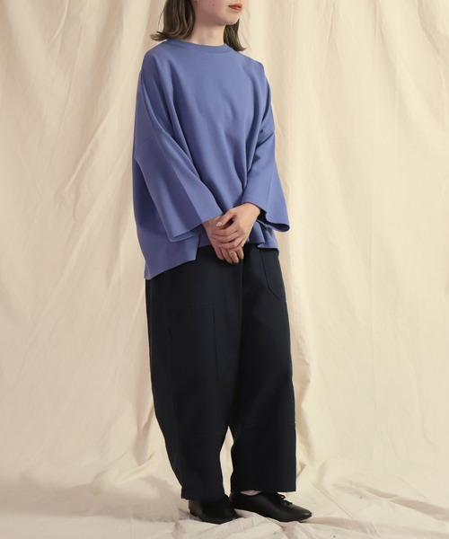 Brocante（ブロカント）の「[Brocante / ブロカント] 40/ポンチ ココンプルオーバー（Tシャツ/カットソー・レディース・ブルーパープル・2）」の6枚目の写真