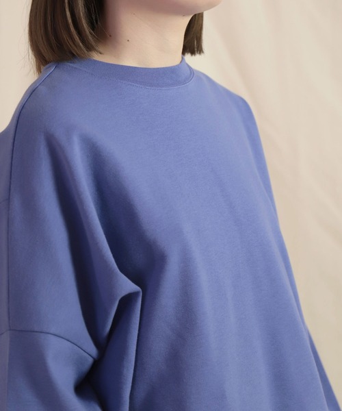 Brocante（ブロカント）の「[Brocante / ブロカント] 40/ポンチ ココンプルオーバー（Tシャツ/カットソー・レディース・ブルーパープル・2）」の10枚目の写真