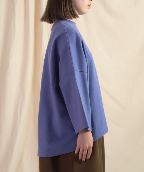 Brocante（ブロカント）の「[Brocante / ブロカント] 40/ポンチ ココンプルオーバー（Tシャツ/カットソー・レディース・ブルーパープル・2）」の8枚目の写真