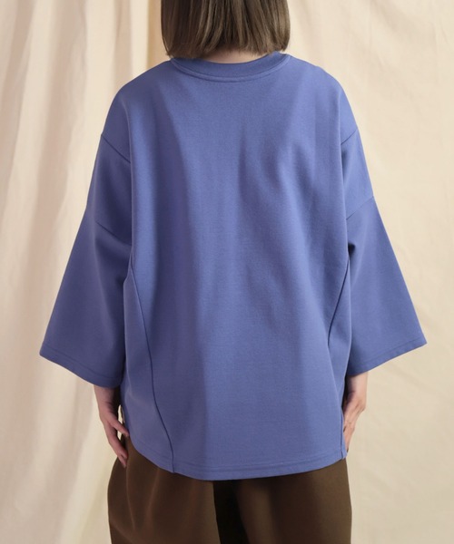 Brocante（ブロカント）の「[Brocante / ブロカント] 40/ポンチ ココンプルオーバー（Tシャツ/カットソー・レディース・ブルーパープル・2）」の9枚目の写真
