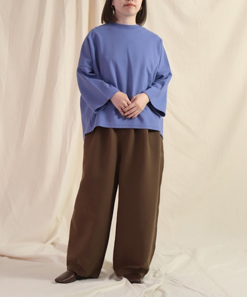 Brocante（ブロカント）の「[Brocante / ブロカント] 40/ポンチ ココンプルオーバー（Tシャツ/カットソー・レディース・ブルーパープル・2）」の3枚目の写真