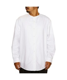 CALEE(�L�����[)��OXFORD BAND COLLAR L/S SH(�V���c/�u���E�X)