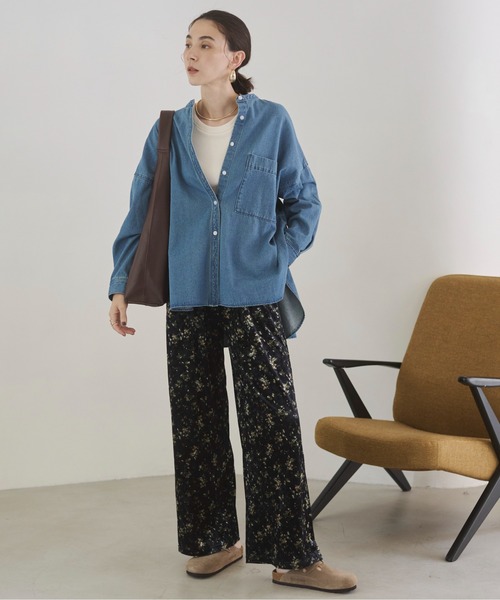 ANGIE（アンジー）の「フェイクレザー トート バッグ（トートバッグ・レディース・ブラウン/ブラック・FREE）」の4枚目の写真