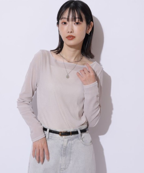 ベロアロンT（Tシャツ/カットソー）｜Mystrada（マイストラーダ）の