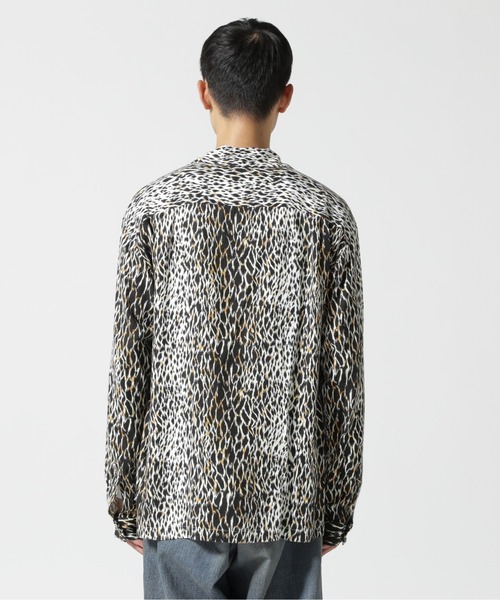 MINEDENIM（マインデニム）Leopard Open Collar SH（シャツ