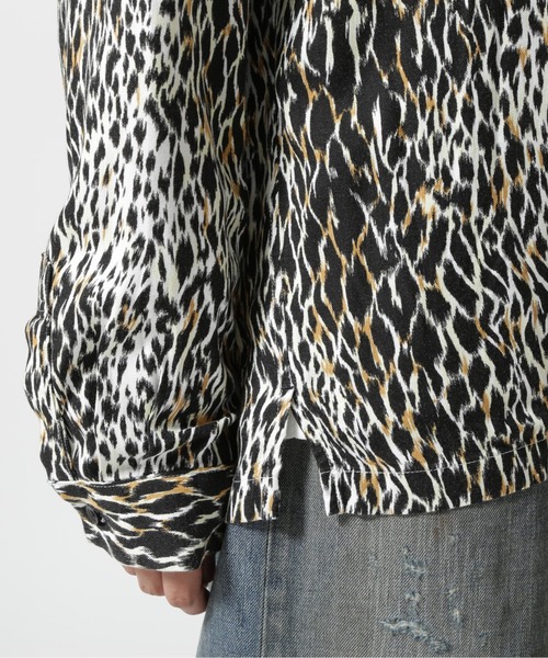 MINEDENIM（マインデニム）Leopard Open Collar SH（シャツ