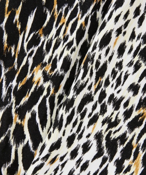 MINEDENIM（マインデニム）の「MINEDENIM（マインデニム）Leopard Open Collar SH（シャツ/ブラウス・メンズ・ホワイト・3）」の14枚目の写真