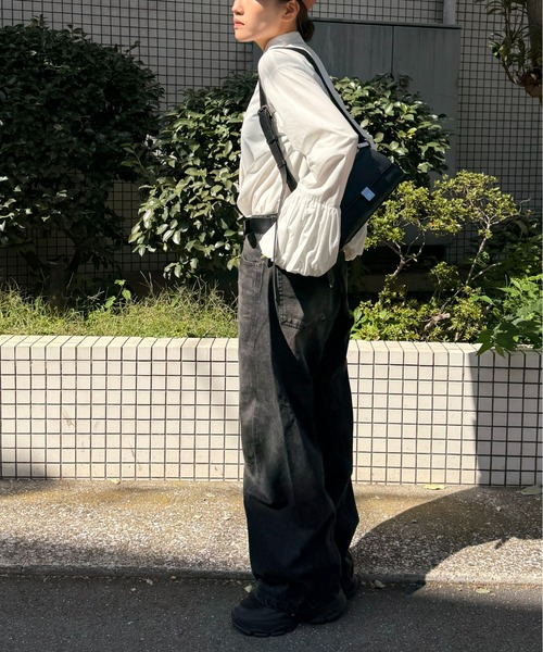 DRAW(ドロー)の「DRAW(ドロー) /バルーン カフ ブラウス(シャツ/ブラウス・レディース・サックスブルー/ホワイト・MEDIUM/LARGE)」の17枚目の写真