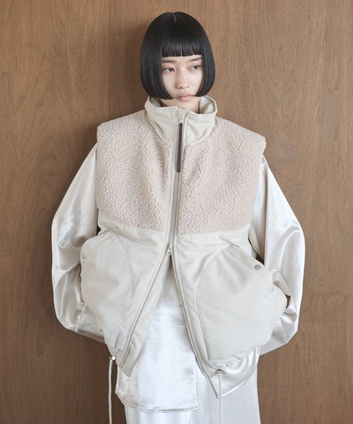 Lemaire 22AW ベージュ ジップアップベスト 中綿 Lemaire 22AW ベージュ ジップアップベスト 中綿 - メルカリ