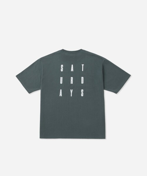 Saturdays NYC（サタデーズ ニューヨークシティ ）の「SATURDAYS Arrangement SS T-Shirt（Tシャツ/カットソー・メンズ・ホワイト/ブルー/ブラック・L/M/S/XL）」の3枚目の写真