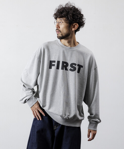 Firsthand(ファーストハンド)の「Firsthand/ファーストハンド フロントプリント クルーネックスウェット FIRST / リラックスフィット(スウェット・メンズ・ブラック/チャコールグレー/グレー・M/L)」の21枚目の写真