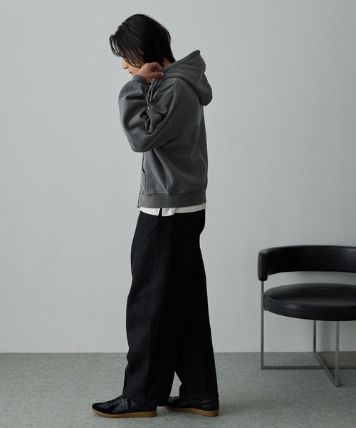 EMMA CLOTHES(エマクローズ)の「11.5oz センタークリースバレルデニムパンツ(デニムパンツ・メンズ・ブラック/グレー/インディゴブルー・S/L/M)」の10枚目の写真