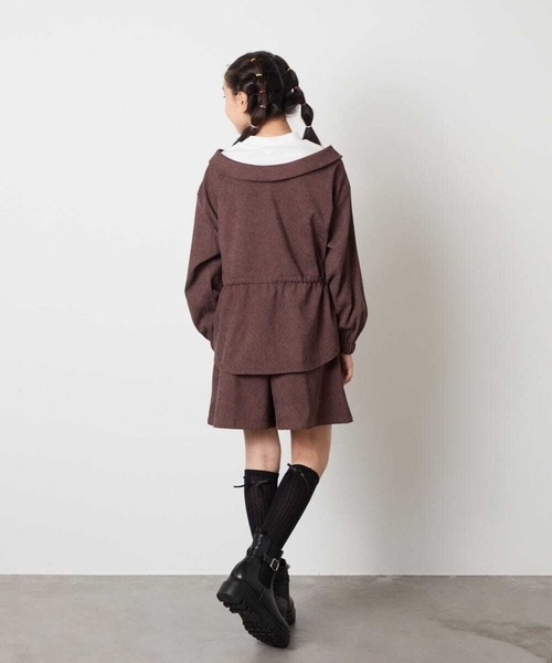 a.v.v（アーヴェヴェ）の「[KIDS]リボンハイソックス（ソックス/靴下・キッズ・ブラック/グレー・23/20）」の8枚目の写真