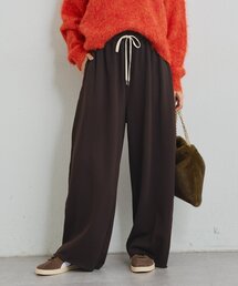 《大人なこなれ感》コットン裏毛イージーパンツ