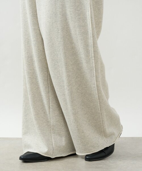 un dix cors（アンディコール）の「《大人なこなれ感》コットン裏毛イージーパンツ（スウェットパンツ・レディース・グレー/ブラウン・FREE）」の17枚目の写真