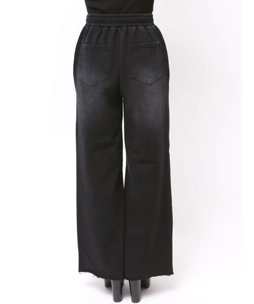 EMODA(エモダ)の「ホールクラッシュスウェットパンツ(スウェットパンツ・レディース・ブラック/グレー・FREE)」の13枚目の写真