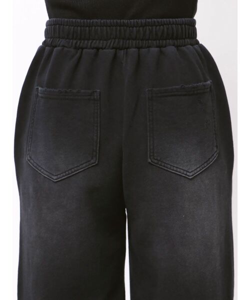 EMODA(エモダ)の「ホールクラッシュスウェットパンツ(スウェットパンツ・レディース・ブラック/グレー・FREE)」の14枚目の写真