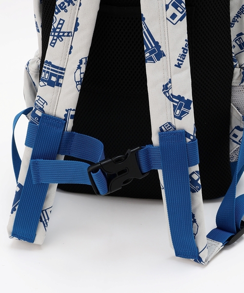 kladskap（クレードスコープ）の「電車アップリケ+総柄リュック（バックパック/リュック・キッズ・レッド/グレー・SS/S/M）」の18枚目の写真