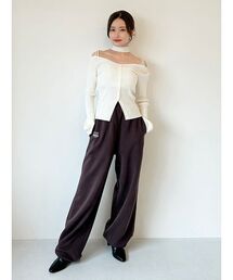 SNIDEL | 【NUTMEG】コラボスウェットパンツ(その他パンツ)